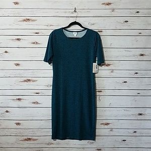LuLaRoe Julia Dress M